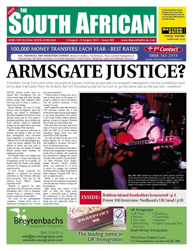 The South African, August 2011, Issue 423